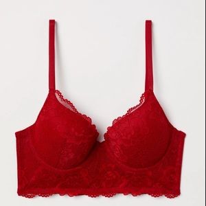 Padded lace bra